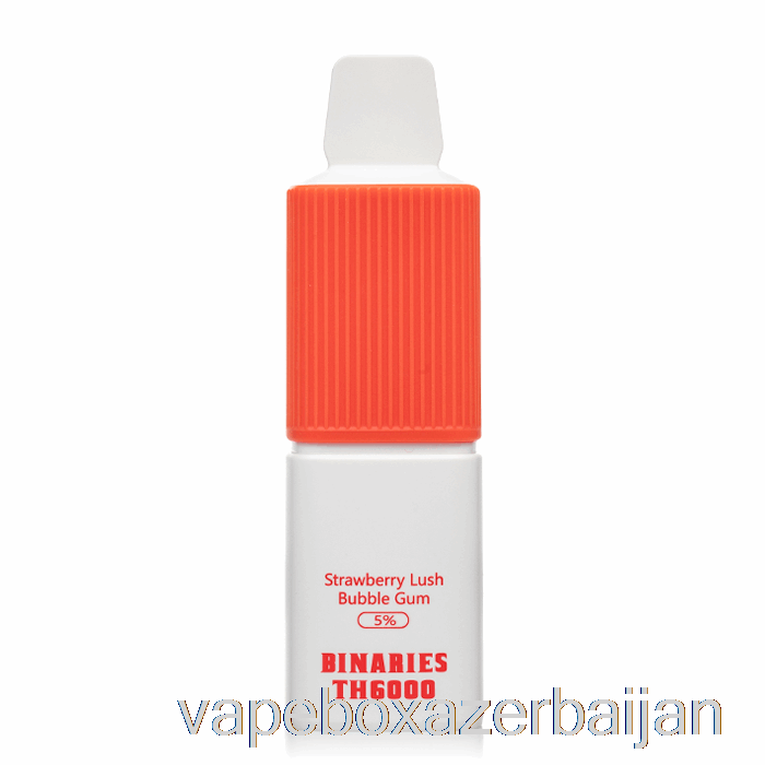 E-Juice Vape Horizon Binaries TH6000 Disposable Strawberry Lush Bubble Gum